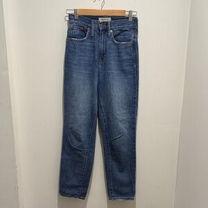 Madewell Women's Mom Jean Size 23 Medium Wash